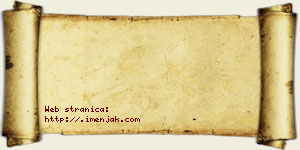 Aksentije Stupljanin vizit kartica